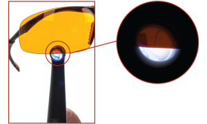 Yellow lens protection